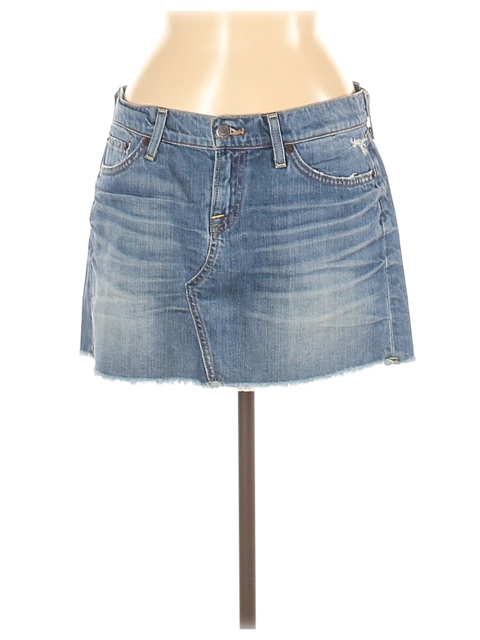 lucky denim skirt