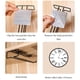 thumbnail image 4 of Estante para colgar copas de vino Moyic soporte autoadhesivo hierro, 4 of 6