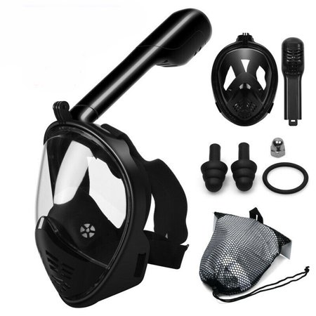 mask face scuba snorkelling snorkel diving snorkeling anti adults fog dive swimming masks underwater easybreath leak panoramic bonus gear items