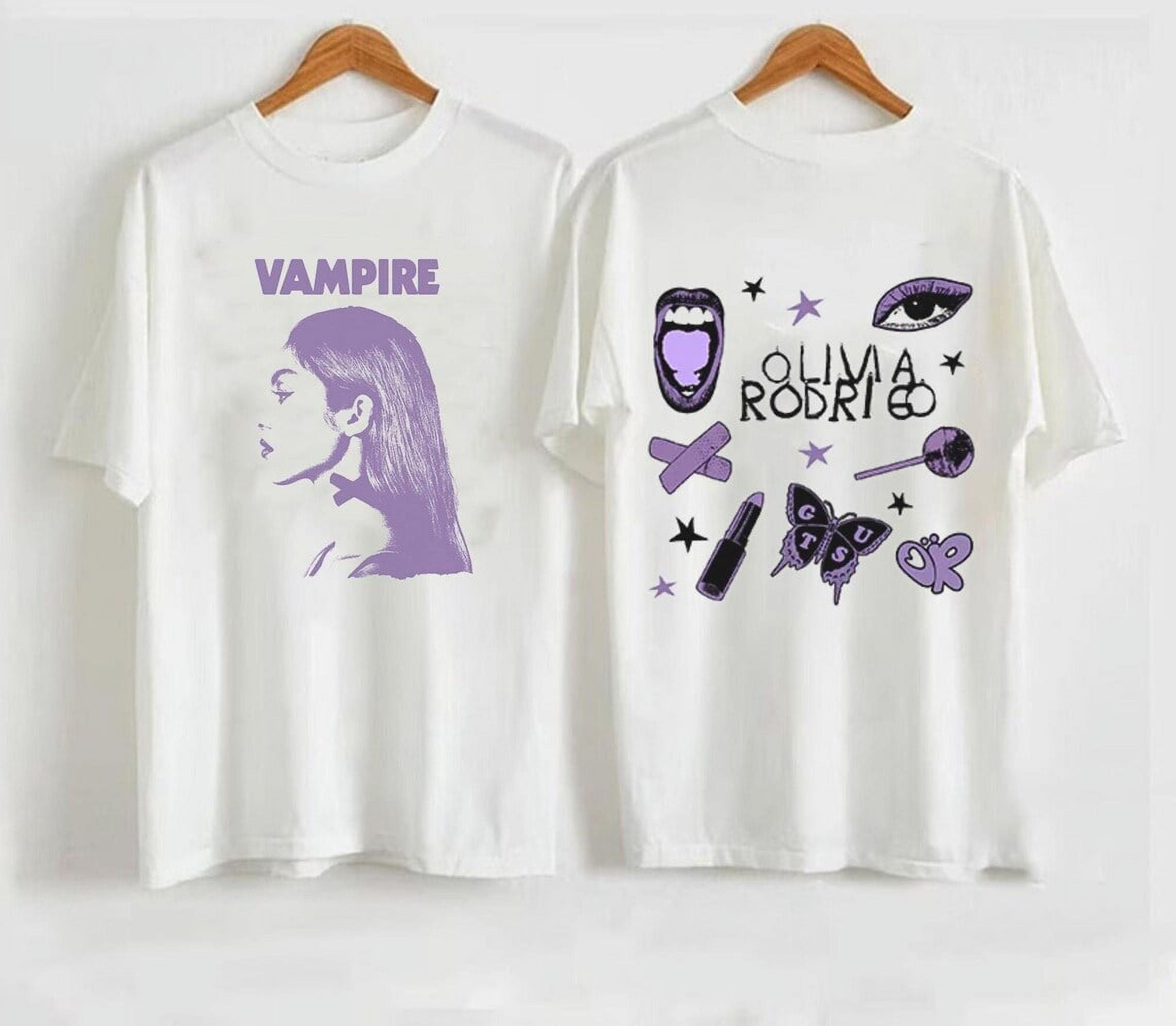 2023 New Single Vampire Olivia Rodrigo Shirt Merch T Shirt Classic