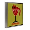 thumbnail image 3 of Stupell Industries Meowbec Cat Wine Animals Painting Gray Floater Framed Canvas Art Print Wall Art, 18 x 18, 3 of 9