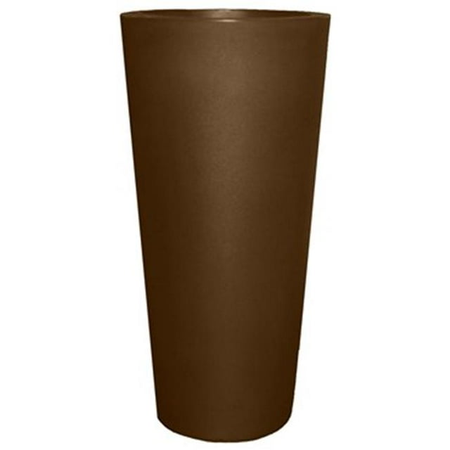 Tusco TUSCTR32ES 32 in. Cosmo Tall Round Planter, Espresso
