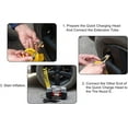 thumbnail image 4 of Tire Air Chuck with Clip Adapter, Brass Locking Tire Inflator Nozzle Adapter Connect, No Leakage Tire Chucks for Vehicle Inflator Compressor Pump Connect Accessories Tool 8mm 2Pack, 4 of 8