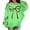 Green, variant on Girls Hoodies Girls Clothes Leopard Print Girls Hooded Sweatshirt Soft Pullover with Pocket for Casual Wear