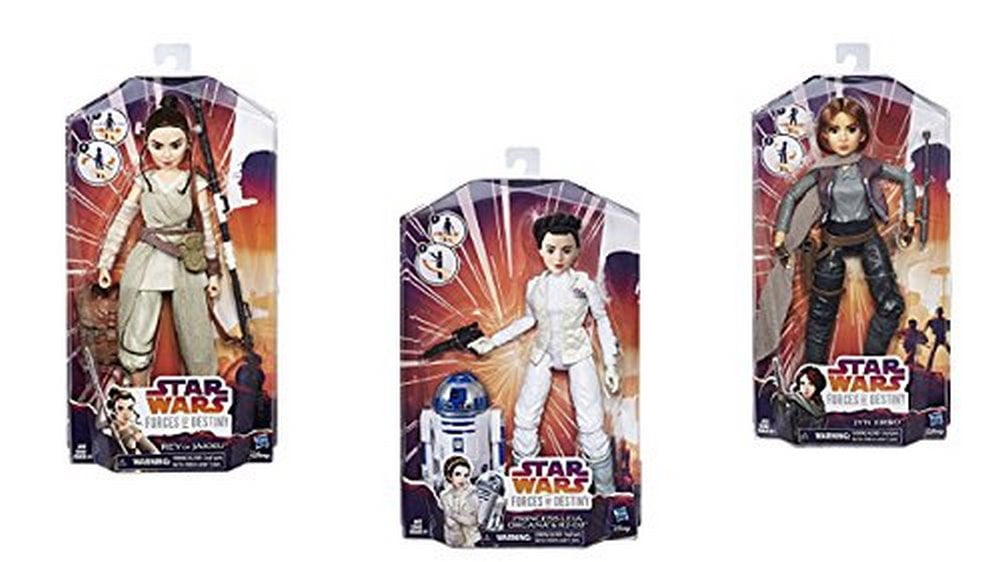 Star Wars Forces Of Destiny Princess Leia, Rey of Jakku