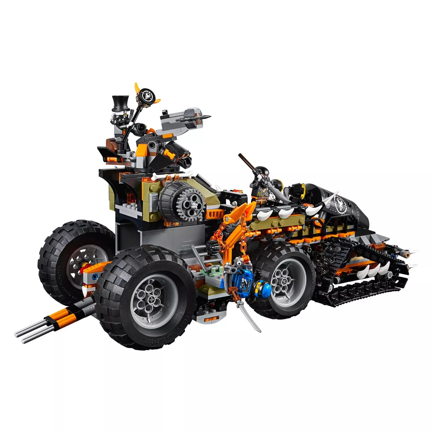 lego ninjago dieselnaut ninja warrior tank
