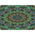 thumbnail image 1 of Ahgly Company Machine Washable Indoor Rectangle Transitional Burgundy Brown Area Rugs, 5' x 8', 1 of 7