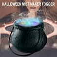 thumbnail image 4 of Halloween Mist Maker Fogger with Witch Cauldron, 3.34"H Fog Machine Atomizer with 12 LED Color Changing Lights Perfect for Water Feature, Holiday, Party, Halloween Decorations Clearance, 4 of 10