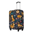 thumbnail image 2 of Xecao Colorful Fox print Elastic Luggage Cover, with double-sided print , is perfect for travel, business, and daily use (NOT included luggage!), 2 of 9