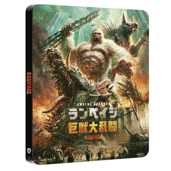 Rampage-Hors de contrôle (4K Ultra HD) Dwayne Johnson Naomie Harris Brad Peyton