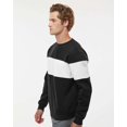 thumbnail image 2 of J. America Varsity Fleece Crewneck Sweatshirt, 2 of 5