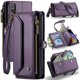 thumbnail image 1 of Bandolera para iPhone X XS Cartera【Bloqueo RFID】con Ranura para Billetes con Cremallera y 7 Tarjeteros, Correa Magnética para Hombro y Muñeca de Cuero PU Suave para iPhone X XS Cartera para Mujer, 1 of 10