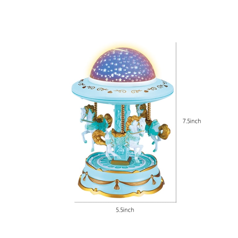 Oioii Carousel Night Light for , Star Projector for Night Light