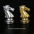 thumbnail image 4 of Tignapoo Magnetic Chess Set with Foldable Board and Felted Pieces - Portable and Travel-Friendly Design for Kids and Adults - Includes Gold and Silver Chess Pieces in Stylish Box (3810-A#), 4 of 7