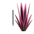thumbnail image 3 of Solar Lights Outdoor Waterproof, 1.8ft Metal Artificial Agave Plant Solar Garden Lights, for Pathway Walkway Yard Lawn Decorative Landscape Lighting, Warm White (Pink), 3 of 8