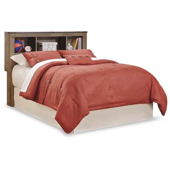 Signature Design by Ashley Casual Trinell Full Bookcase Headboard  Brown