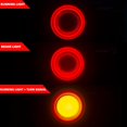 thumbnail image 2 of Luces LED traseras tipo calavera para motocicleta, señales de giro FATECIM 2X, 2 of 6