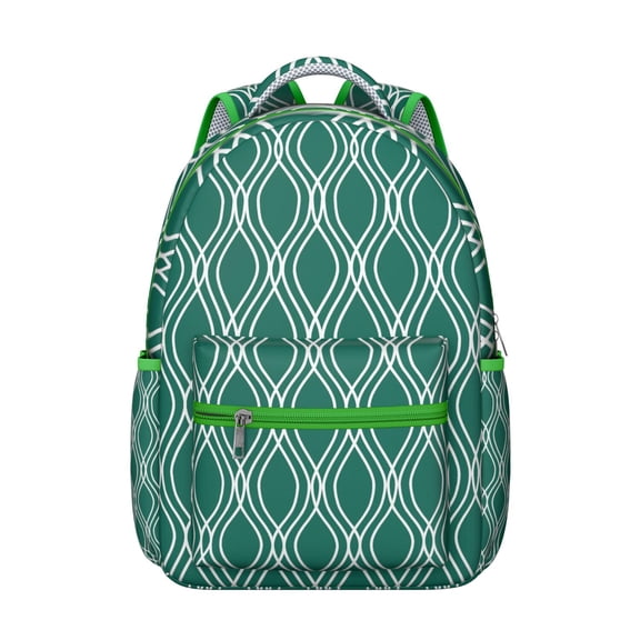 Geometric Shapes Texture Backpack with Laptop Sleeve, Reliable School Bookbag for Busy Students, Ergonomic Design, Fantastic Gift Idea