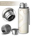 thumbnail image 2 of Floral 20oz Stainless Steel Thermal Bottle with Tea Filter and Cup Lid, Vacuum Insulated Coffee Mug with 316L Inner Liner, Leakproof Travel Thermos for Office,Thanksgiving,Christmas, Spring,Flower, 2 of 6