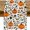 Fall Pumpkin, variant on Christmas Table Runner 13x36in, Green Red Balls Winter Holiday Table Decor for Kitchen & Dining