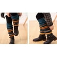 thumbnail image 2 of FNNMNNR Women Wool Knit Leg Warmer Boot Warmer-Knee High Socks Winter Bohemian Boot Cuffs Knit Crochet Leg Warmers, 2 of 5