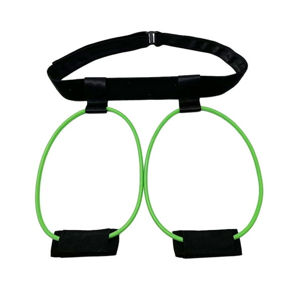 Cinturón de resistencia para glúteos y piernas, con presillas ajustables para los pies, ideal para entrenamiento de fuerza, sentadillas, kickbacks y gimnasio en casa.