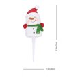 thumbnail image 4 of EeaseMX 1 juego de 6 adornos para tartas navideñas, palillos para tartas de fiesta, decoraciones de frutas (colores surtidos), 4 of 8