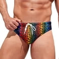 thumbnail image 1 of Maillot de Bain Homme Mode Hawaii Doux Confortable Triangle pour Sources Chaudes et Plage, 1 of 5