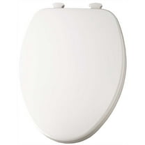 Church 585EC Lift-Off Wood Elongated Toilet Seat, Available in Various Colors
