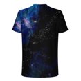 thumbnail image 4 of Xysaqa Men's 3D Colorful Graphic Print Shirt Big & Tall Short Sleeve Casual Shirts Summer Tees Tshirts Top M-5XL, 4 of 5