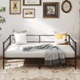thumbnail image 3 of LIKAFU Twin Daybed Frame, Heavy-Duty Steel Sofa Bed, Platform Mattress Foundation, Multifunctional Day Bed for Living & Guest Room, 3 of 9