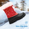 thumbnail image 3 of Dream Pairs Boys & Girls Winter Snow Boots Mid-Calf Water-Resistant Anti-Slip Shoes with Faux Fur Lining (Little/Big Kids), 3 of 6