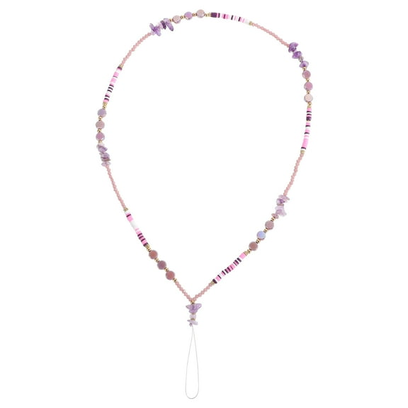 unbranded  Lanyard Phone Holder Macrame Strap Beaded Chain Keychain Wrist Women's