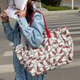 thumbnail image 1 of Bolso de lona para mujer LGENFA KT Cat Hello Kitty gran capacidad bolso de hombro portátil, 1 of 4
