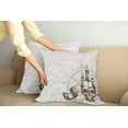 thumbnail image 2 of Ambesonne Vintage Throw Pillow Cover 2 Pack, Priate Skull Compass, 18", Brown Pearl Grey, 2 of 5