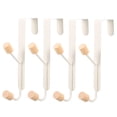 thumbnail image 3 of 2 Count Double Hook behind The Door White over Hooks, 3 of 8