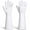White, variant on Long-Gardening-Gloves for Women/Men - Thorn Proof Cowhide Leather Rose/Blackberry Pruning Heavy Duty Gloves Thick Palm Gauntlet Garden Work Gloves with Forearm Protection (Brown-X-Large)