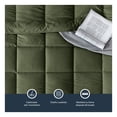 thumbnail image 2 of Edredón King Size Acolchado Reversible Esquimal Relleno Down, Compatible Con Funda Duvet Verde, 2 of 7