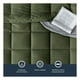 thumbnail image 2 of Edredón Matrimonial Acolchado Reversible Esquimal Relleno Down, Compatible Con Funda Duvet Verde, 2 of 7