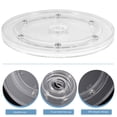 thumbnail image 2 of KAKOWELY turntable 6 Inches Practical Display Turntable Transparent Display Stand 360 Degree Rotation Turntable5.91"X5.91"X0.59", 2 of 5