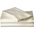 thumbnail image 2 of Tribeca Living Egyptian Cotton Sateen 600 Thread Count 25" Deep Pocket Sheet Set King Ivory, 2 of 3