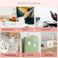 thumbnail image 2 of Mini Thermal Printer, Portable Wireless Bluetooth Inkless Printer with 5 Rolls of Sticker and 5 Rolls of Thermal Paper, Compatible with Android/iOS, Pocket Printer for Memo, DIY, Photo and More(Pink), 2 of 6