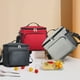 thumbnail image 3 of Bolsa Para Almuerzo Reutilizable Para Hombre, 10 L, Con Aislamiento Térmico Y Correa Ajustable Para El Hombro, Adecuada Para Adultos, Trabajo, Colegio Y Actividades Al Aire Libre, Color Negro, Para, 3 of 3
