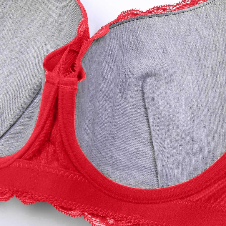 Comfort Bras for Elderly Women Front Closure Bra U-Shaped Back Underwear  Vest No Underwire Sports Bras (Color : Red, Size : 38/85) : :  Clothing, Shoes & Accessories