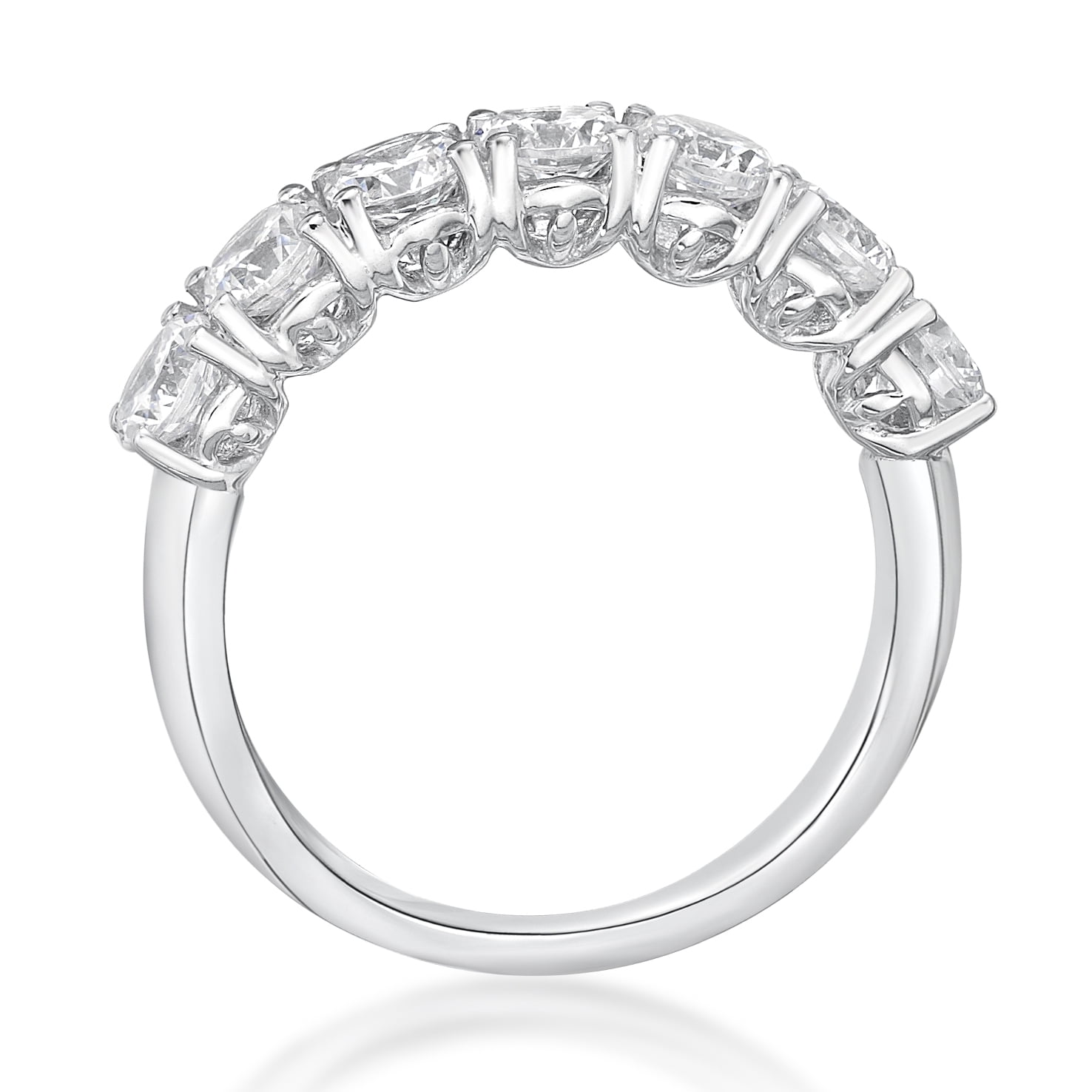 Jay Heart Designs 925 Sterling Silver Simulated White Diamond Ring