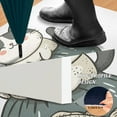 thumbnail image 2 of Yayeee Doormat for Indoor Entrance 32" x 20" Non Slippery Floor Rug, Beige Cute Cat, 2 of 8