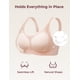 thumbnail image 3 of Bra Momcozy Seamless Comfort Soft Support Wireless para mujer, 3 of 7
