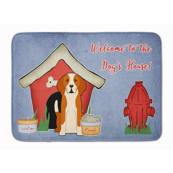 Dog House Collection English Foxhound Machine Washable Memory Foam Mat