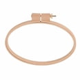 thumbnail image 1 of Embroidery Frame, Round Embroidery Frame Wooden Round Thickened Light Weight Sturdy Durable  For  Stitch For Sewing For Embroidery, 1 of 8