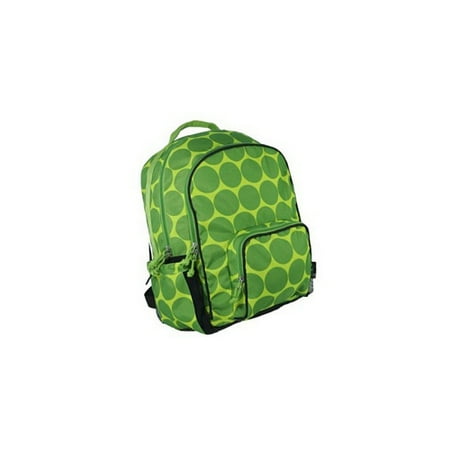 Big Dots - Green Large Backpack